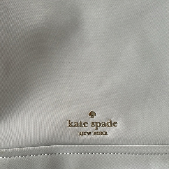 Kate Spade grey-silver colored crossbody or shoulder purse. - Picture 2 of 5